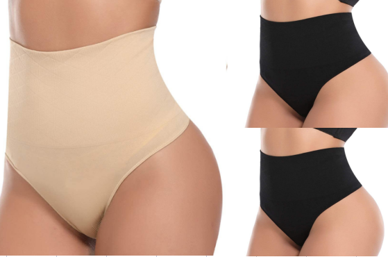 Peachy Shaper - Calcinha Modeladora de Cintura Alta! Compre 1 leve 3