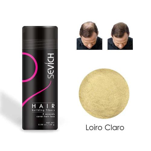 (PROMOÇÃO RELÂMPAGO [ÚLTIMO DIA] 70% OFF)  Hair Fiber - Ultra Restaurador Capilar -  (Pó - Anti-Calvice) - BrasilShopping