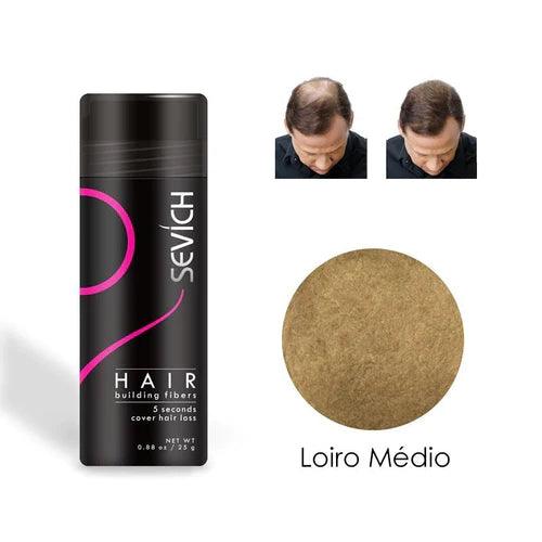 (PROMOÇÃO RELÂMPAGO [ÚLTIMO DIA] 70% OFF)  Hair Fiber - Ultra Restaurador Capilar -  (Pó - Anti-Calvice) - BrasilShopping