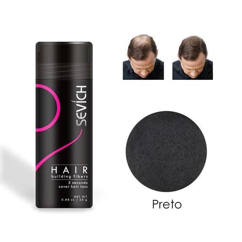 (PROMOÇÃO RELÂMPAGO [ÚLTIMO DIA] 70% OFF)  Hair Fiber - Ultra Restaurador Capilar -  (Pó - Anti-Calvice) - BrasilShopping