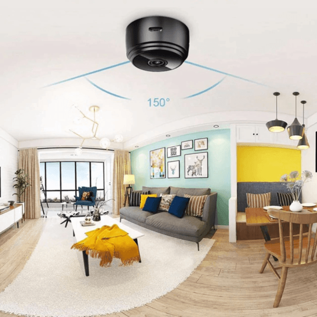 Mini Câmera Magnética HomeSafety® Wifi FullHD Original - BrasilShopping