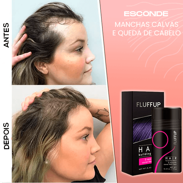 (PROMOÇÃO RELÂMPAGO [ÚLTIMO DIA] 70% OFF)  Hair Fiber - Ultra Restaurador Capilar -  (Pó - Anti-Calvice) - BrasilShopping